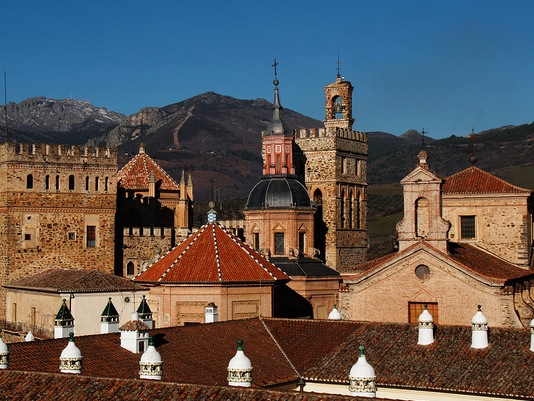 De Parador en oude centrum van Guadalupe De Parador en oude centrum van Guadalupe